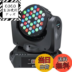 �y���������zBETOPPER ���[�r���O���C�g 7x8W RGBW LED ����Ɩ��f�B�X�R���C�g �X�e�[�W���C�g7�F�ϊ� DMX512 9/14CH �p�[�e�B���C�g DJ disco light for party ������] �����A�� ������/�p�[�e�B�[/�J���I