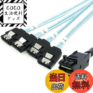 �y���������zchenyang SF-031-040-070-082 Mini SAS SFF-8087 to SFF-8643 �f�[�^�T�[�o�[ �n�[�h�f�B�X�N RAID �P�[�u�� 50cm �F�F�u���b�N SFF-8643 - 4SATA 100cm�B�A�T�C�Y�F1.0m