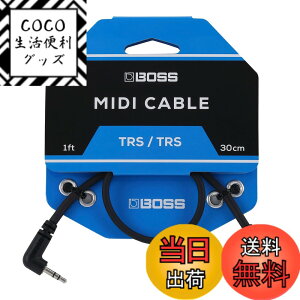 �y���������z�{�X BOSS MIDI�P�[�u�� MIDI Cable 3.5mm TRS/TRS LL �y�_�� MIDI�R���g���[�� 200�V���[�Y GT-1000CORE EV-1-WL �Ή� �T�C�Y�F30cm