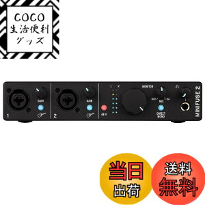 �y���������zArturia �A�[�g���A ���y����\�t�g�t�� �|�[�^�u���E�I�[�f�B�I�C���^�[�t�F�C�X MiniFuse �F�F�u���b�N