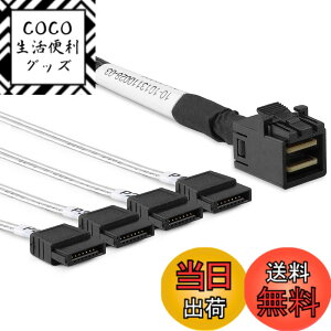 �y���������z���� Mini SAS �F�FSFF-8643 to 4x SATA(11#:�X�g���[�g)�A�T�C�Y�F1m