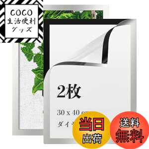 �y���������zLEADINTOP �_�C�������h�A�[�g �t�H�g�t���[�� 2�� �}�O�l�b�g�t�� 30 x 40 cm �_�C�������h�G��p �ǂ������Ȃ� ���ȔS���� �Ǌ|�� �f�B�X�v���C�t���[�� �ʐ^�t���[�� �\���� �|