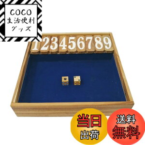 �y���������zKINOKINO �W���b�N�|�b�g �_�C�X �{�[�h�Q�[�� �T�C�R�� �Q�[�� Jackpot Dice Game �F�F�u���[L�A�T�C�Y�F23cmx23.2cmx��4.5cm