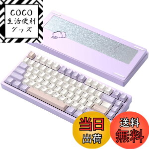 �y���������z�yWOBKEY Rainy75�L�[�{�[�h�z�J���̂悤�ȑŌ��� ���J�j�J���L�[�{�[�h 3WAY�ڑ� OS�݊��� �z�b�g�X���b�v��VIA�̑Ή� �J�X�^�}�C�Y�� �K�X�P�b�g�f�U�C�� �A���~�j�E���f�ގg�p RGB