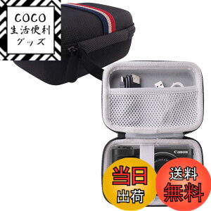 �y���������zWERJIA ���[�P�[�X�Ή� Canon (�L���m��) Vlog�J���� PowerShot V10 �F�FBlack�A�T�C�Y�F�u���b�N