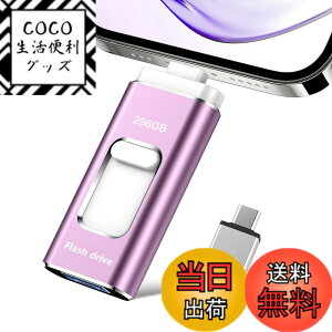 �y���������z4in1USB�������[128GB�y���@�\�f�[�^�Ǘ��ziPhone�Ή�USB������ �F�F���A�T�C�Y�F256GB