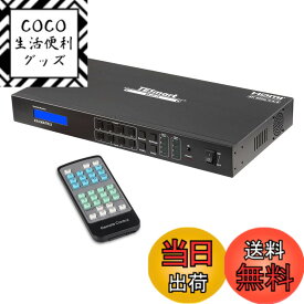 【送料無料】TESmart HDMI マトリックス 4K EDID機能 多PC入力 HDMI 切替器 色：Black