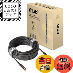 �y���������zClub 3D USB Gen2 Type C 10Gbps Cable �F�F���A�T�C�Y�F20m AOC�i�f���j