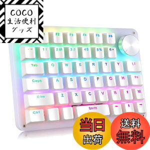 �y���������zKoolertron ���J�j�J���L�[�{�[�h �F�F�z���C�g�A�T�C�Y�F45�L�[�m�u����RGB���C�g