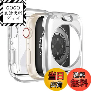 �y���������zBELIYO �Ή� Apple Watch �P�[�X Series 11/10/9/8/7/SE3/SE2/SE/6/5/4/3/2/1 Ultra 3/2/1 �A�b�v���E�H�b�` �J�o�[ �K���X�t�B���� ��̌^ Apple Watch �J�o�[ PC�f�� �y�� ���{���Ɏq�� ��d�\�� �A �F�F