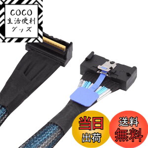 �y���������zNFHK PCI-E 5.0 �~�j�N�[���G�b�W IO MCIO STR PCI-E �X�������C�� SAS 8i 74Pin �I�X - MCIO 74Pin �I�X�����P�[�u��