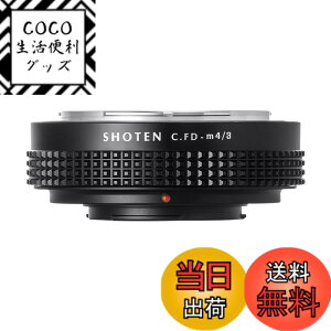 �y���������zSHOTEN �}�E���g�A�_�v�^�[ m43 �F�F�u���b�N�A�T�C�Y�F�L���m��FD�}�E���g