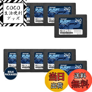 �y���������zPatriot Burst Elite Solid State Drive SSD 2.5 �T�C�Y�F240GB 10 Pack Bulk Packaging