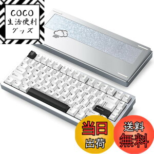 �y���������z�yWOBKEY Rainy75�L�[�{�[�h�z�J���̂悤�ȑŌ��� ���J�j�J���L�[�{�[�h 3WAY�ڑ� OS�݊��� �z�b�g�X���b�v��VIA�̑Ή� �J�X�^�}�C�Y�� �K�X�P�b�g�f�U�C�� �A���~�j�E���f�ގg�p RGB