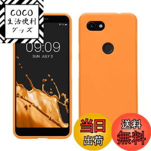 �y���������zkwmobile �X�}�z�P�[�X Google Pixel 3a�Ή� �P�[�X - �ϏՌ� ����~�� �\�t�g TPU �V���R�� - ���F �F�F�t���[�e�B�[ �I�����W