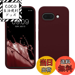 �y���������zkwmobile �X�}�z�P�[�X Google Pixel 9a�Ή� �P�[�X - TPU ���L�b�h �V���R�� �J�o�[ - �ϏՌ� ���h�~ �T���T�� Case �F�F�{���h�[�o�C�I���b�g�A�T�C�Y�FPixel 9a