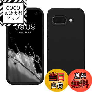 �y���������zkwmobile �X�}�z�P�[�X Google Pixel 9a�Ή� �P�[�X - TPU ���L�b�h �V���R�� �J�o�[ - �ϏՌ� ���h�~ �T���T�� Case �F�F�u���b�N�A�T�C�Y�FPixel 9a