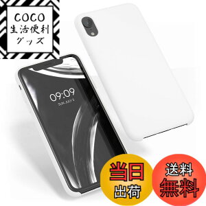 �y���������zkwmobile �X�}�z�P�[�X Apple iPhone XR�Ή� �P�[�X - TPU ���L�b�h �V���R�� �J�o�[ - �ϏՌ� ���h�~ �T���T�� Case �F�F�z���C�g