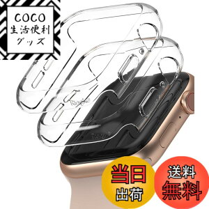 �y���������zJP - Ringke Apple Watch Series 6 / 5 / 4 / SE 40, 44mm Slim �F�FClear (2P)�A�T�C�Y�F[6 / 5 / 4 / SE 44mm]