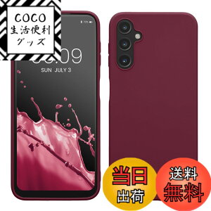 �y���������zkwmobile �X�}�z�P�[�X Samsung Galaxy A12�Ή� �P�[�X - �ϏՌ� ����~�� �\�t�g TPU �V���R�� - �l�I���T���S �F�F�{���h�[�o�C�I���b�g�A�T�C�Y�FGalaxy A14 5G