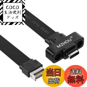 �y���������zMzhou USB 3.1 Gen2 Type-C to Type-E �t�����g�p�l���ϊ��A�_�v�^�[ - 10Gbps�����]�� / �}�U�[�{�[�h�ڑ��p / 50cm�P�[�u�� & ���t���l�W�t�� - PC�P�[�X/�f�X�N�g�b�v�Ή� (USB-C �����w�b�_