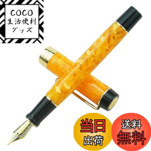 �y���������z(�W���n�I) Jinhao 100 �N���V�b�N���N�M �I�����W�}�[�u���Z�����C�h �����y���� �R���o�[�^�[�ƃy���P�[�X�Z�b�g �F�F�I�����W�A�T�C�Y�FMedium Point