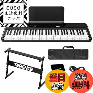 �y���������zTERENCE �d�q�s�A�m 61���� �L�[�{�[�h�s�A�m �F�F�u���b�N�A�T�C�Y�F�R���p�N�g