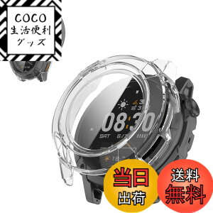 �y���������zFor COROS NOMAD �p �P�[�X �J�o�[ KONXISA COROS NOMAD �J�o�[+�t�B���� ��̌^�iPC�P�[�X+�K���X�t�B�����j�����ߗ� �C�菝�h�~ �Ռ��z�� �����[�d�\ �S�ʕی� ���E�ȒP�i�N���A�j �F