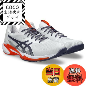 �y���������zasics(�A�V�b�N�X) �����Y �e�j�X�V���[�YSOLUTION SPEED FF 3 �F�F103(�z���C�g/�O���C�b�V���p�[�v��)�A�T�C�Y�F28.0 cm 2E