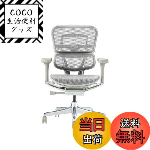 �y���������z�G���S�q���[�}��2(Ergohuman2) �I�t�B�X�`�F�A �F�F�t���[��:GRAY/ ���b�V��:WHITE�A�T�C�Y�F���[�^�C�v