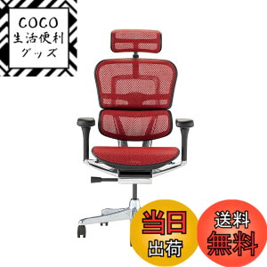 �y���������z�G���S�q���[�}��2(Ergohuman2) �I�t�B�X�`�F�A �F�F�t���[��:BLACK / ���b�V��:RED�A�T�C�Y�F�n�C�^�C�v