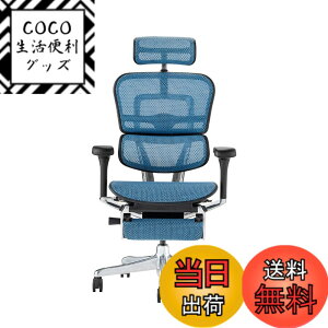 �y���������z�G���S�q���[�}��2(Ergohuman2) �I�t�B�X�`�F�A �F�F�t���[��:BLACK / ���b�V��:BLUE�A�T�C�Y�F�n�C�^�C�v�E�I�b�g�}������