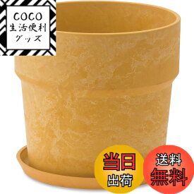 【送料無料】POSH LIVING(ポッシュリビング) アーバンプランツポット シナモン/チャコール サイズ：約φ13.5 H12.5 色：レモン、サイズ：サイズ：約φ19.5 H18.5
