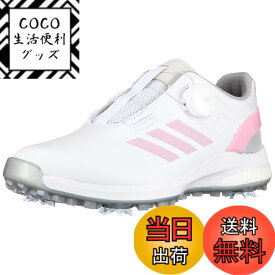 【送料無料】adidas(アディダス) レディース ウィメンズ EQTボアゴルフシューズ 色：フットウェアホワイト/レジェンドマリン/スカーレット、サイズ：22.5 cm