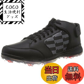 【送料無料】PUMA(プーマ) メンズ プロアダプト デルタ ミッドゴルフシューズ 色：プーマブラック/クワイエットシェード、サイズ：25.0 cm