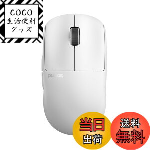 �y���������zPulsar Gaming Gears X2V2 ���C�����X �Q�[�~���O�}�E�X ���y�� ���E�Ώ� 2.4Ghz 1ms 26000 DPI Optical Sensor PAW3395 �������K�i �F�F�z���C�g�A�T�C�Y�FMedium