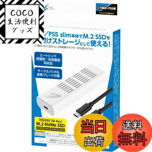 �y���������zCYBER �E M.2 SSD to USB�ϊ��A�_�v�^�[ ( PS5 �p) �F�F�z���C�g