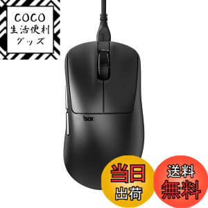 �y���������zPulsar Gaming Gears Wired �L���Q�[�~���O�}�E�X ���y�� 1ms 26000 DPI Optical Sensor PAW3395 �������K�i �F�F�u���b�N�A�T�C�Y�FMedium