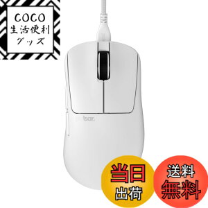 �y���������zPulsar Gaming Gears Wired �L���Q�[�~���O�}�E�X ���y�� 1ms 26000 DPI Optical Sensor PAW3395 �������K�i �F�F�z���C�g�A�T�C�Y�FMedium