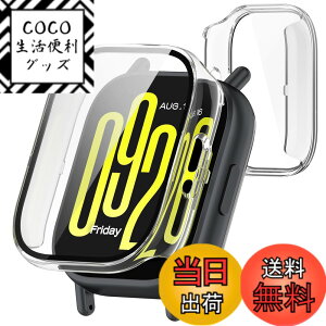 �y���������zTOORQR For �V���I�~ Redmi Watch 5 active �P�[�X �ی�J�o�[ �����^ PC+�K���X�f�� ��̌^ �S�ʕی� �w��h�~ �����ߗ� �����^ �Ռ��z�� Xiaomi Redmi Watch 5 active �J�o�[�Ή� �F�F�N���A