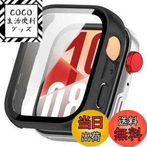 �y���������zBUITFOU For HUAWEI(�t�@�[�E�F�C) WATCH FIT 4 Pro �J�o�[ HUAWEI WATCH FIT 4 Pro �P�[�X �����^ PC+�K���X�f�� ��̌^ �S�ʕی� �����^ �����ȒP �ϏՌ� �����ߗ� �w��h�~ ���h�~ �F�F�}�b�g�u