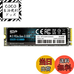 �y���������z�V���R���p���[ SSD NVMe �F�F�u���b�N�A�T�C�Y�F512GB