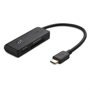 �y���������z�yCable Matters�zType C 5Gbps USB C �J�[�h���[�_�[ USB 3.1 SD SDHC SDXC Micro SD Micro SDHC Micro SDXC �������J�[�h�Ή� �����^ �u���b�N