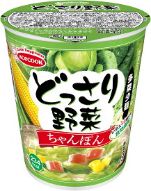 【送料無料】エースコック どっさり野菜 ちゃんぽん 58g ×12個