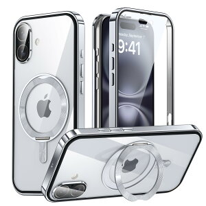 yziPhone 16 p  MagSafeΉ P[X ACtH16 A~op[ 360°]X^h Uovon X}zP[X ACz16 Sʕی Jo[ JYی CX[dΉ bN@