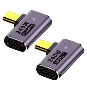 yzUSB 4 Type CϊA_v^E90°ȂݒALL^USB 4.0[dPD[d240 Wf[^`40 Gbps^ctype-cϊA_v^90xYUSB-CRlN^i2Zbgj