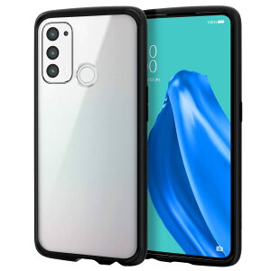yzGR OPPO Reno5 A |J[{l[g ϏՌ nCubhP[X TOUGH SLIM LITE t[J[ ubN PM-O212TSLFCBK