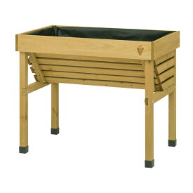 【送料無料】タカショー 野菜 プランター ホームベジトラグ ウォールハガー コンパクト オークル 木製 植木鉢 花 家庭菜園 天然木 ポリプロピレン VGT-WH04F