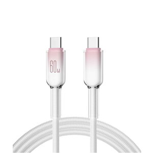 yzUSB-C to CP[u(1{Zbg)60W PD}[d USB Type C P[u X̊Ok ϋviC i-Phone 16/16 Pro/15/MacBook Pro/i-Pad Pro/Galaxy S25/S24/S23/Xperia XZ1Ή 1m (sNzCg)