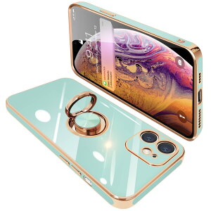 yzONETIAOLONG iPhone12 Mini P[X Ot ACtH12Mini O Jo[ ϏՌ TPU bLH 360°] X^h@\ ԍڃz_[ Xgbvz[t 5.4C`iCgVA